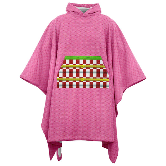 Nezuko Slayer Of Demons Flannel Blanket Poncho