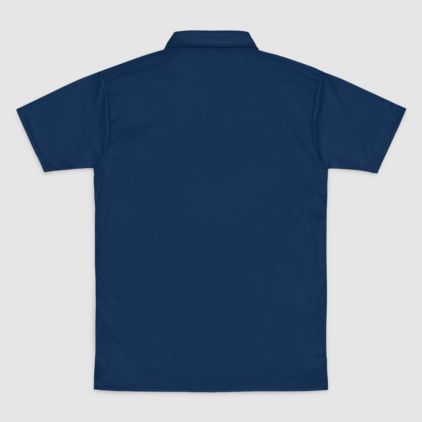Soft Poloz Digital Stitched Navy Mens Polo Shirt