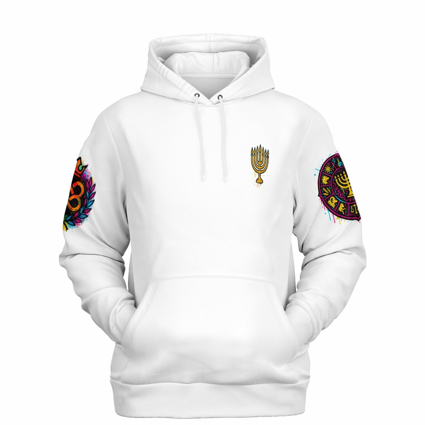 Sabali Patience Graffiti White Fashion Hoodie