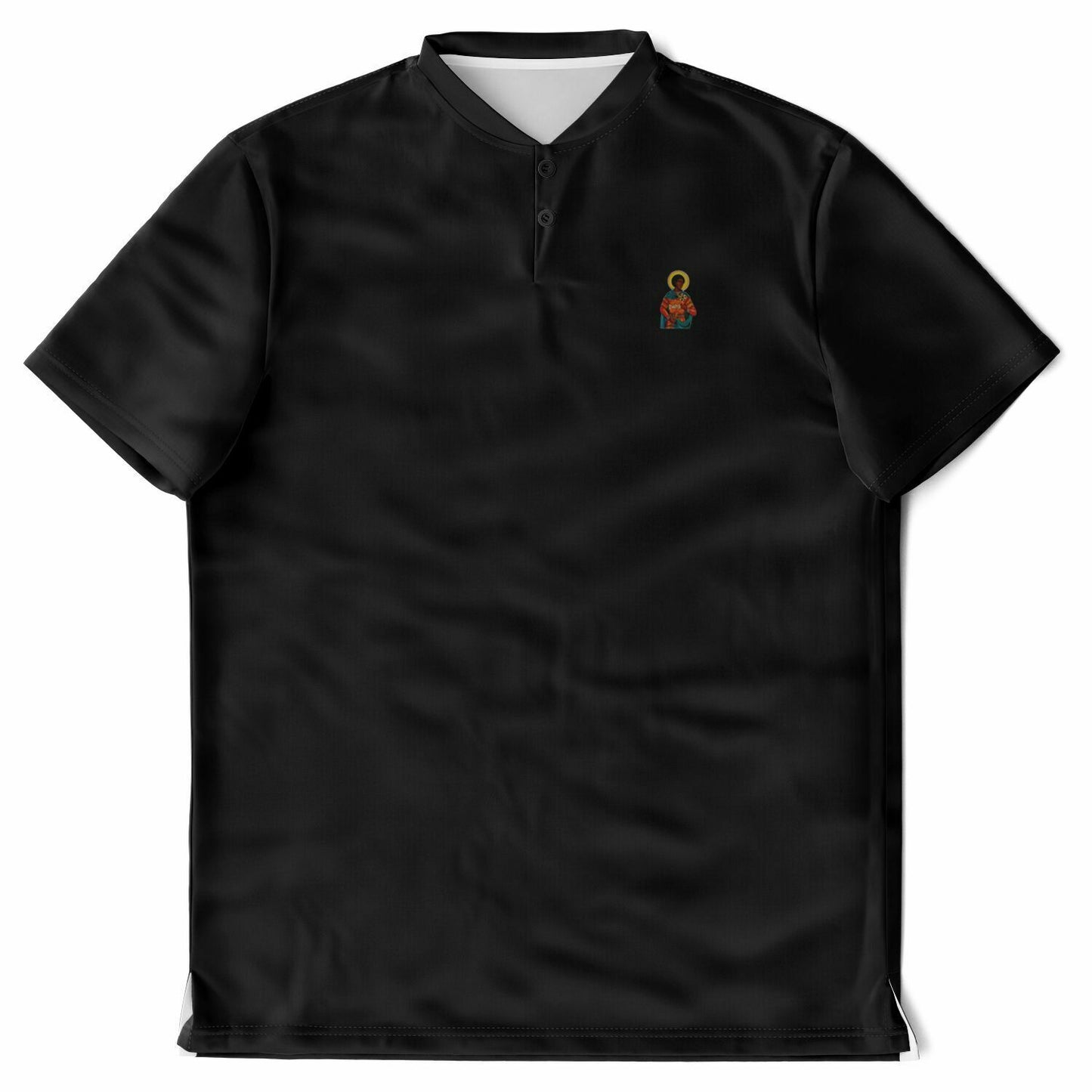 Black Saint Matthew Blade Collar Polo Shirt