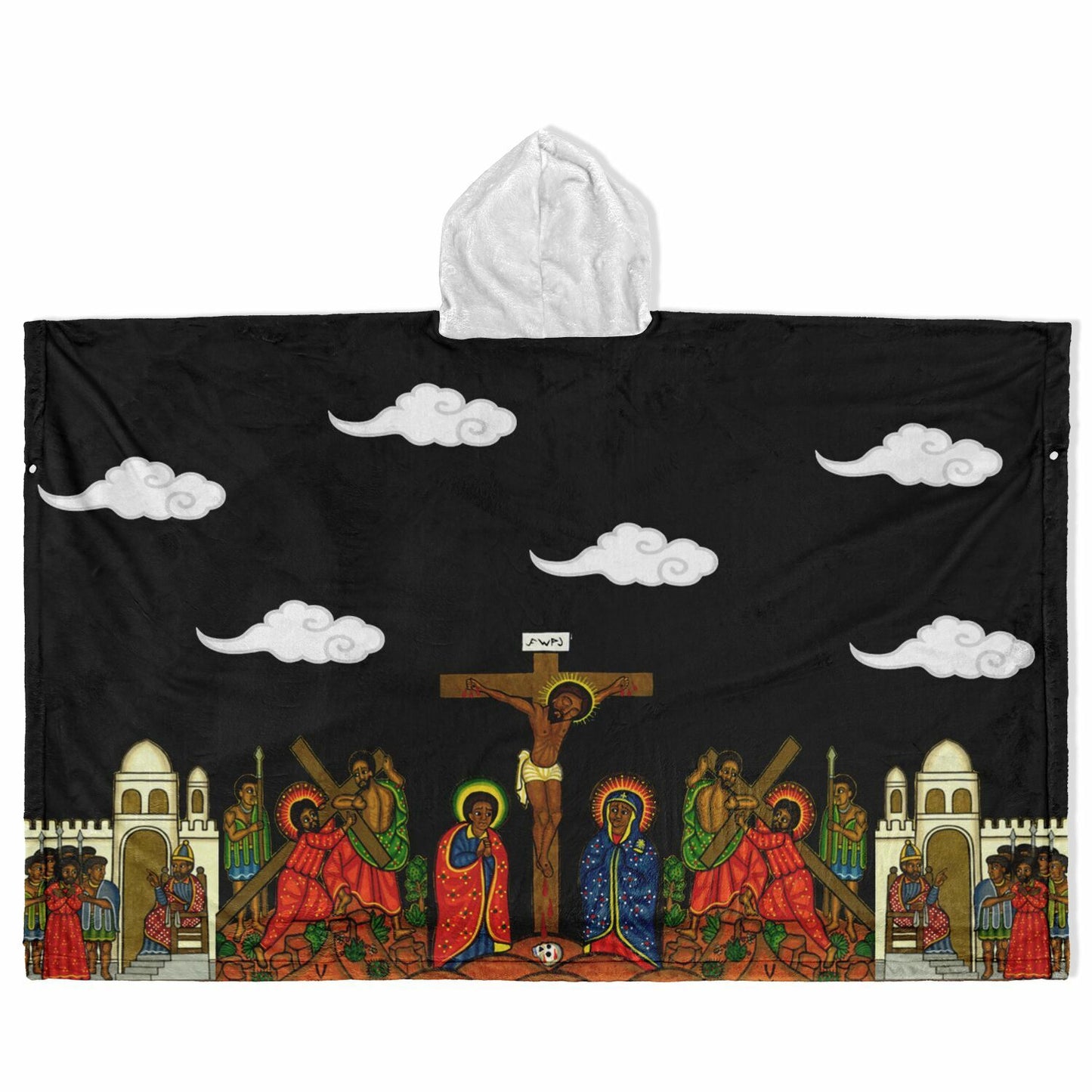 Persecution End Flannel Blanket Poncho