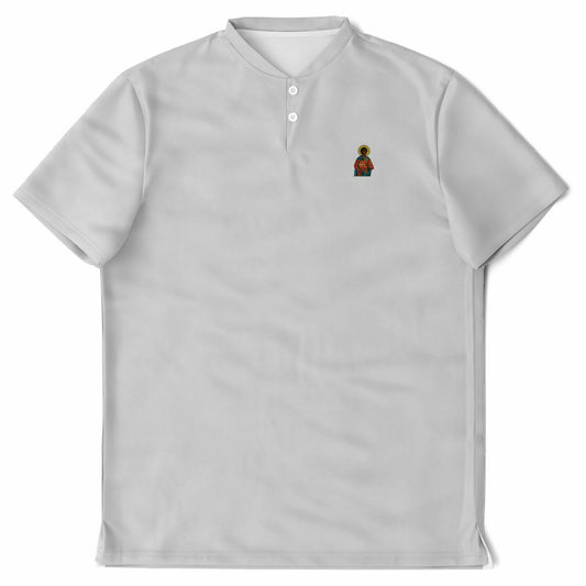 Grey Saint Matthew Blade Collar Polo Shirt