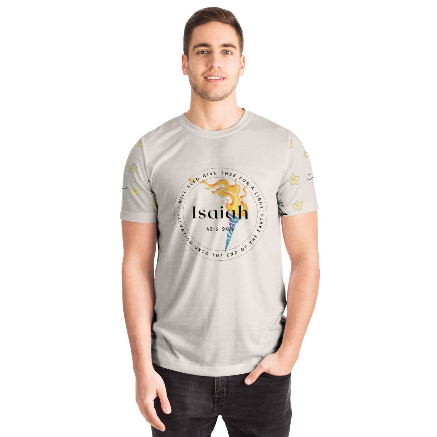 Be The Light Tshirt Salmon