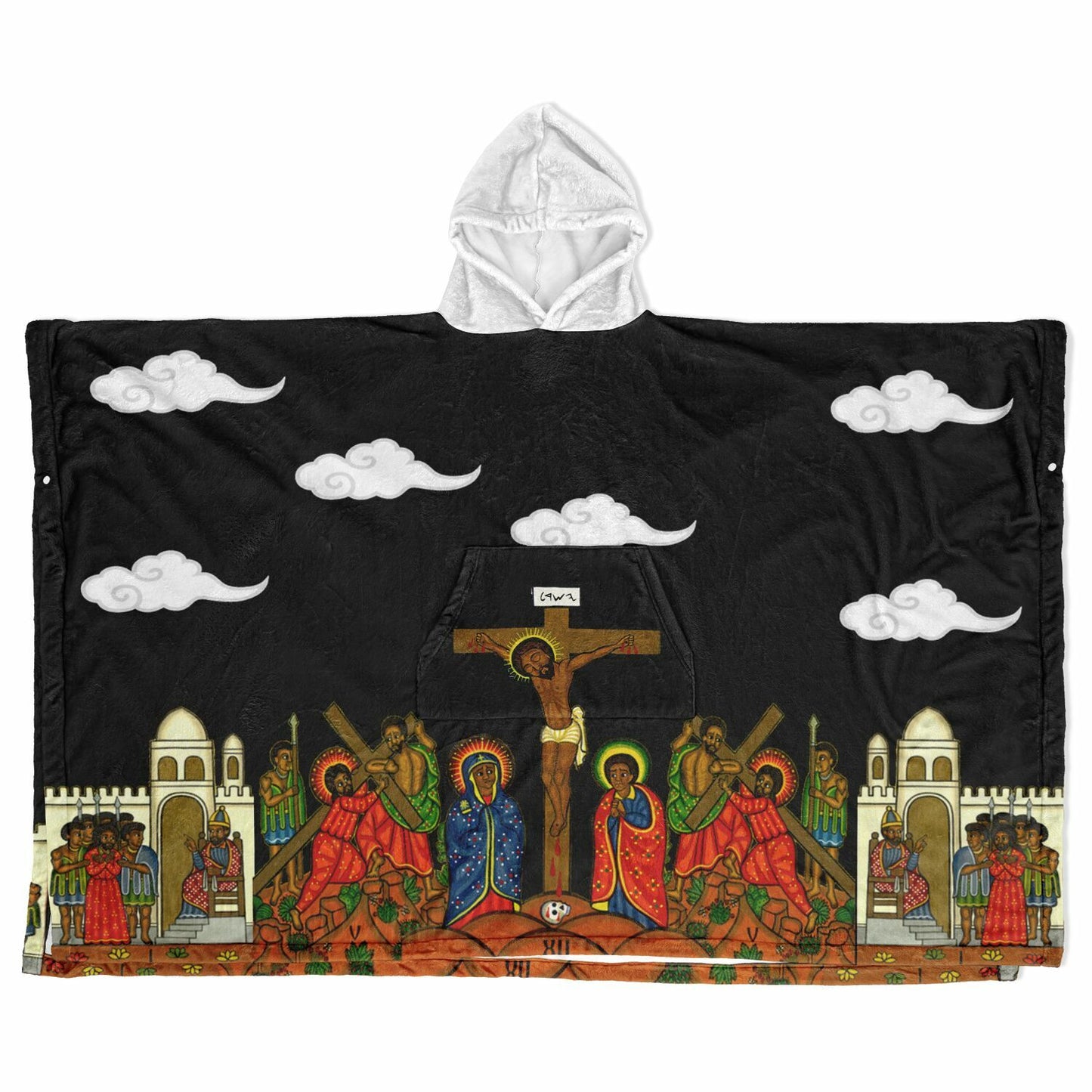 Persecution End Flannel Blanket Poncho