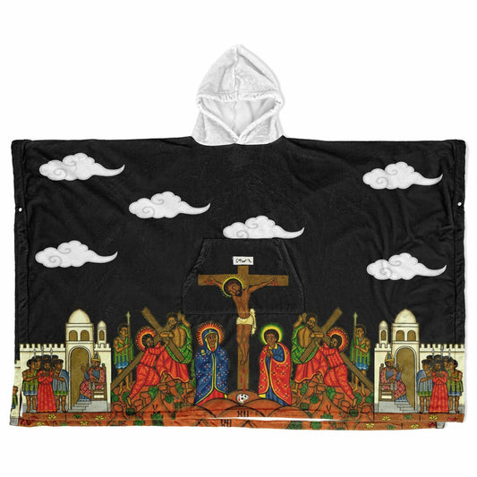 Persecution End Flannel Blanket Poncho