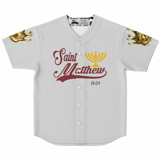 Brother Tre Custom Hebrew Israelite Grey Maccabees Jersey