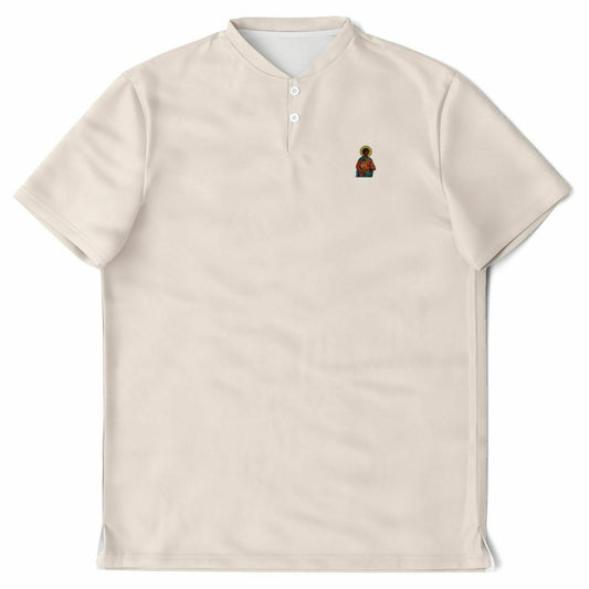 Creme Saint Matthew Blade Collar Polo Shirt