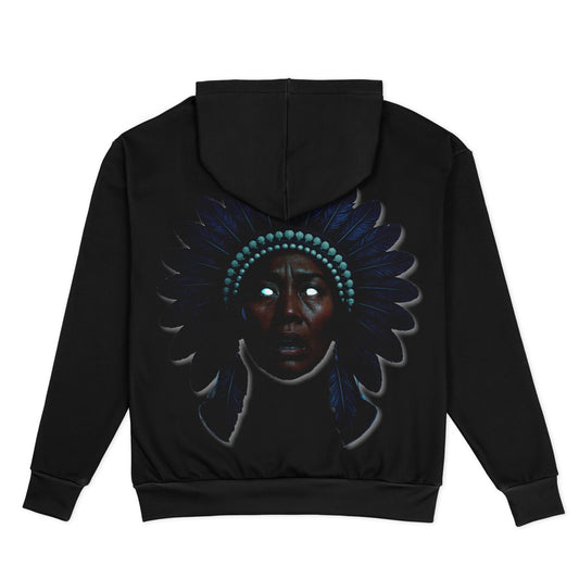 Blue Woe of the Ten Tribes Heavyweight Oversized Hoodie