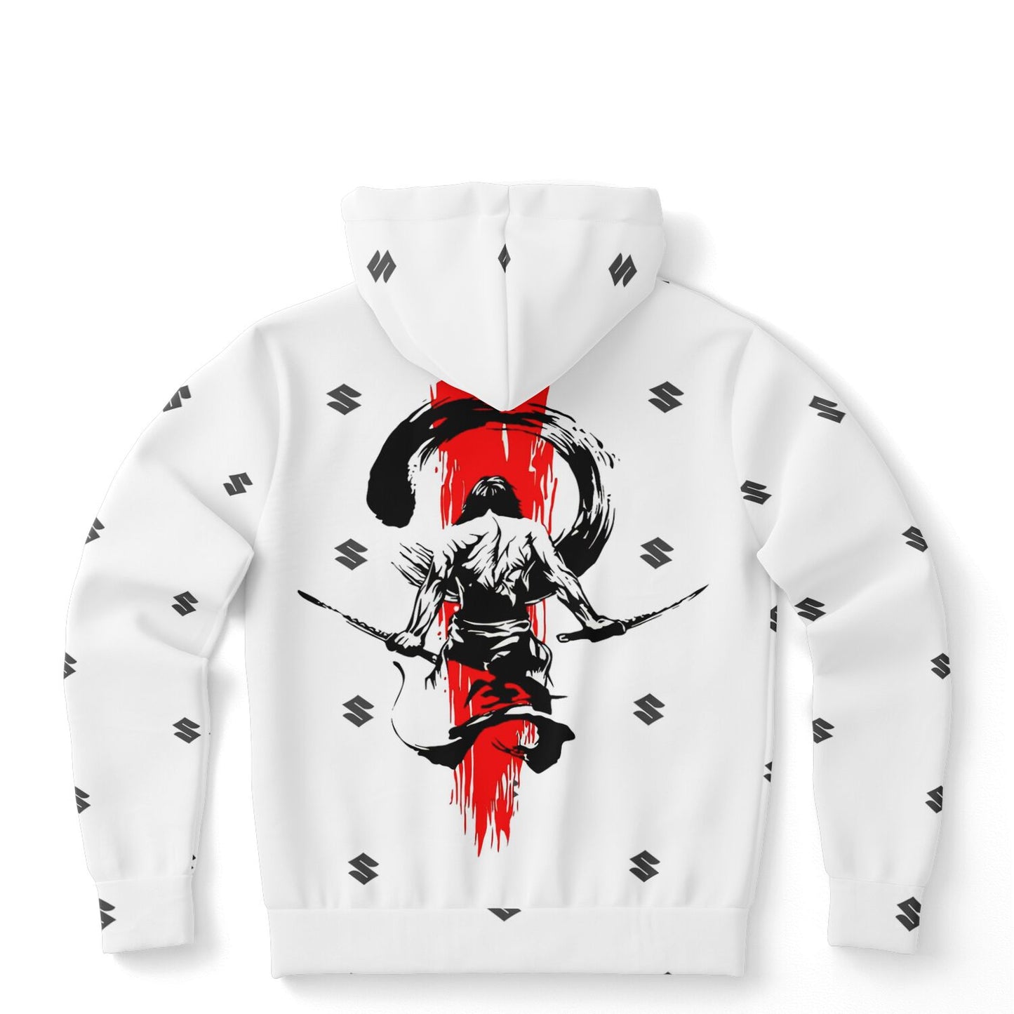 Bushido Meme Samurai Premium Hoodie White