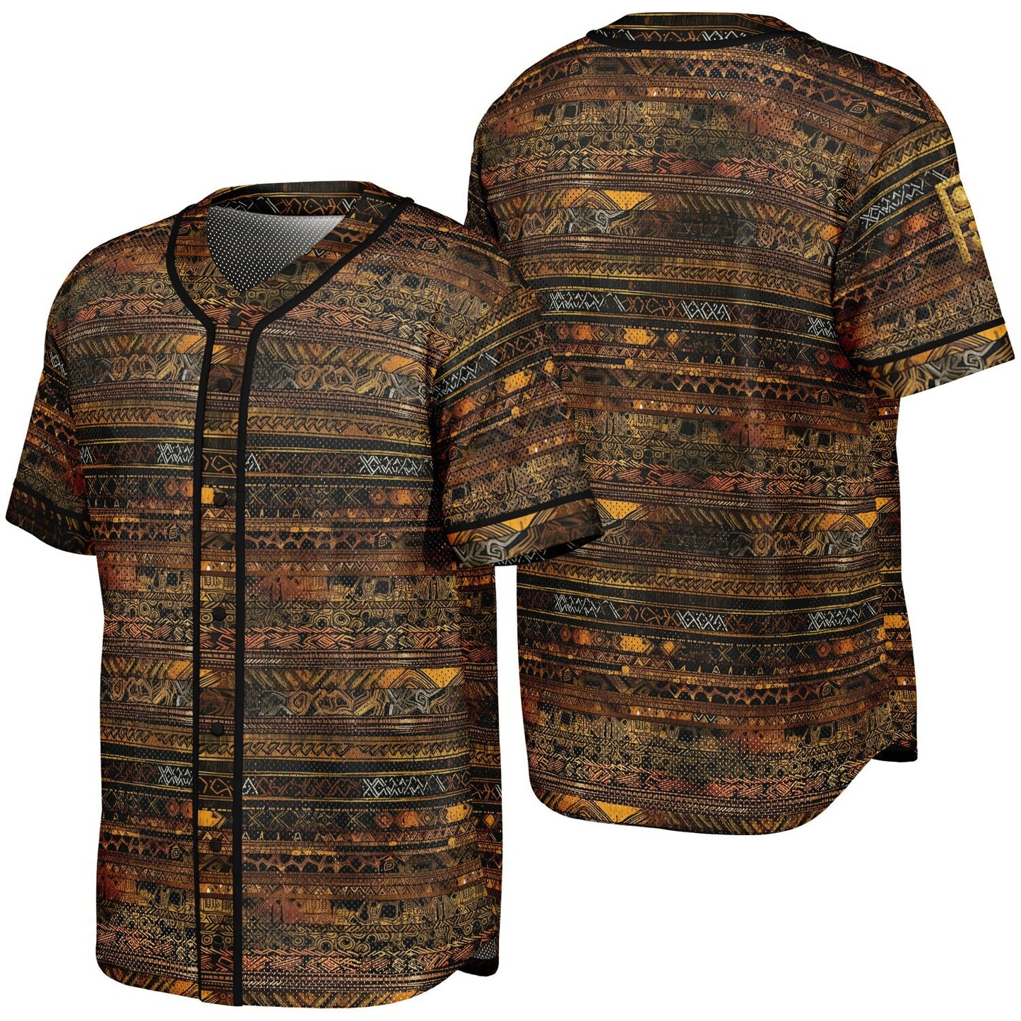 Northern Tribal Black Stripes Premium Baseball Jersey copy