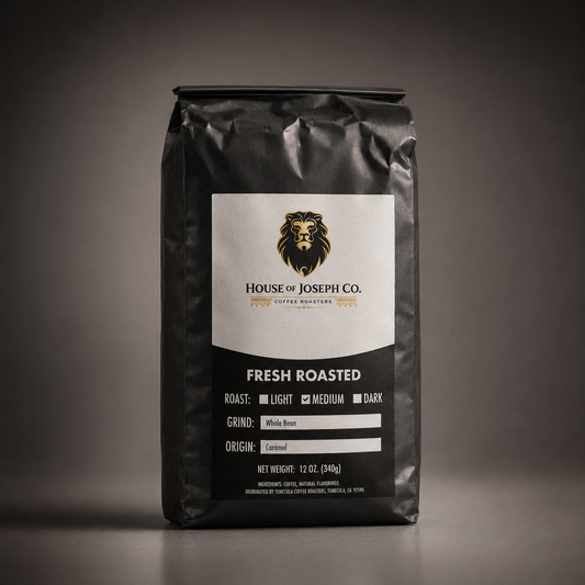 House Of Joseph Co. Coffee Roasters Caramel Espresso Bean Ground Course alternate view