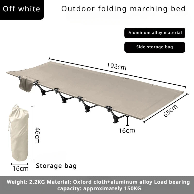 NOMAD OUTDOOR SUPPLY-Portable Ultralight Cot for Outdoor Adventure Modern Design Camping Cot for Hiking Beach Mountaineering Hospital Use for Travel