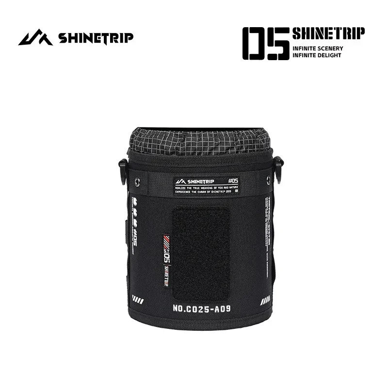 NOMAD OUTDOOR SUPPLY-ShineTrip Bucket Bag Multi-functional Expansion Equipment Ice Bucket Cover Premium Thickened Oxford Fabric Outdoor Storage Bag