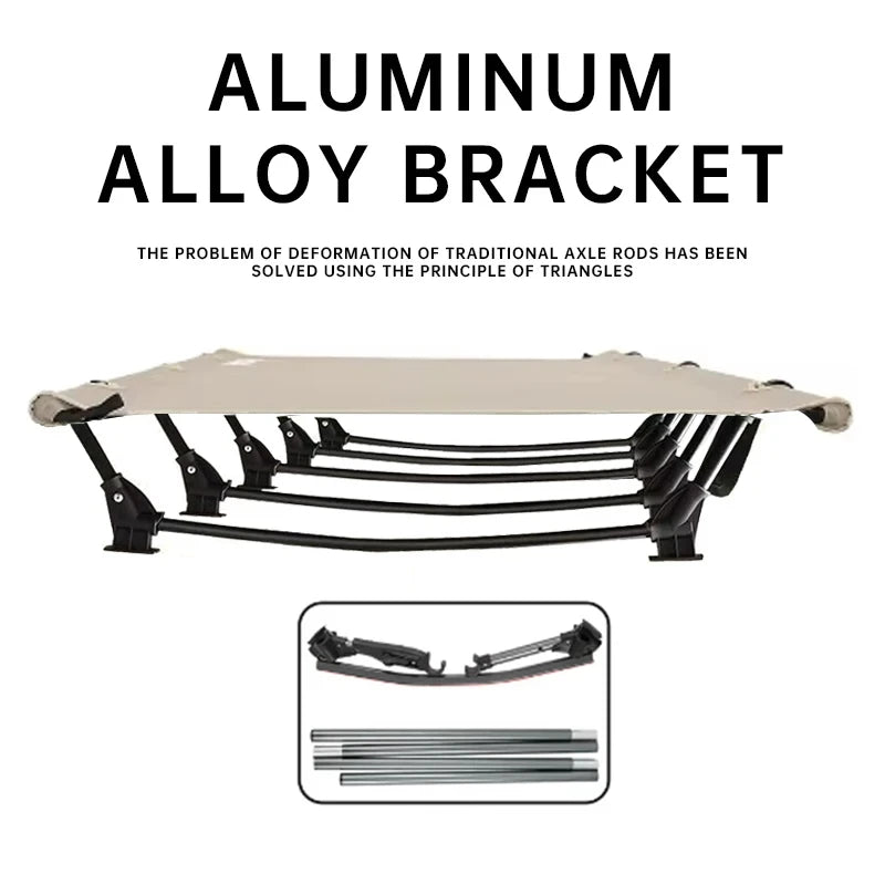 NOMAD OUTDOOR SUPPLY-Portable Ultralight Cot for Outdoor Adventure Modern Design Camping Cot for Hiking Beach Mountaineering Hospital Use for Travel