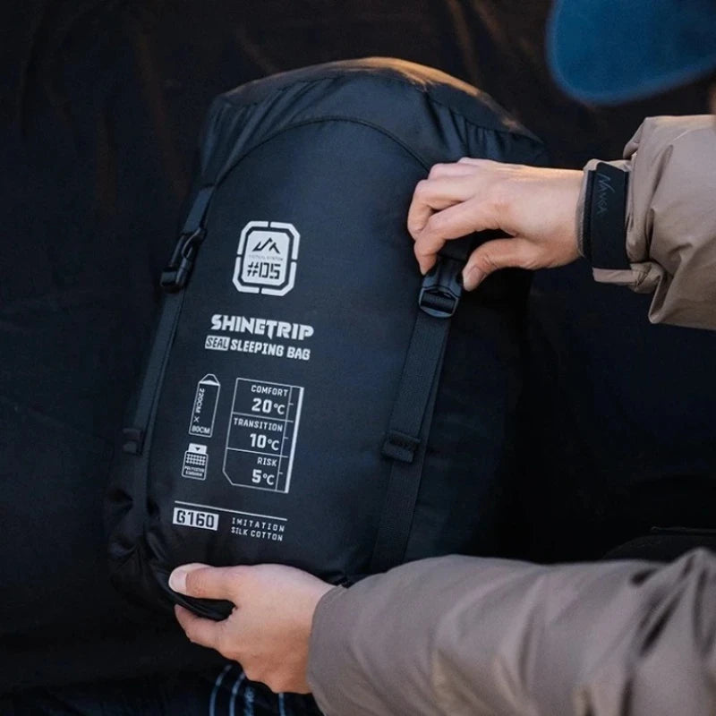 NOMAD OUTDOOR SUPPLY-5°C Sleeping Bag Winter Camping Outdoor Hiking Sleeping Bags with Compression Outdoor Gear