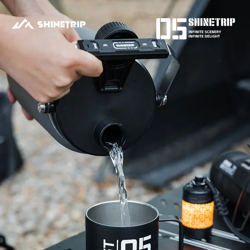 NOMAD OUTDOOR SUPPLY-Shine Trip Outdoor Insulation Bucket and Cup Set Stainless Steel 6-layer Insulated Ice Bucket Suitable for Camping