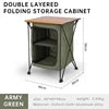 NOMAD OUTDOOR SUPPLY-Portable Outdoor Storage Cabinet Camping Picnic Table with Organizer Practical Outdoor Furniture for Campers