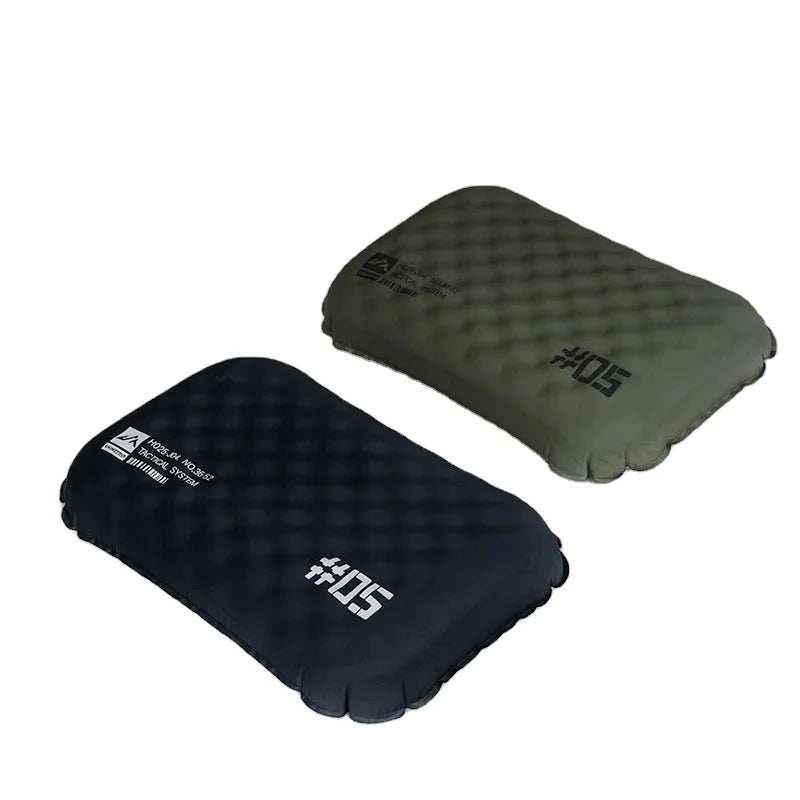 NOMAD OUTDOOR SUPPLY-Outdoor Camping Inflatable Pillow Foldable Portable Ultra-light Air Pillow, Comfortable Sleep Pillow with Neck Support
