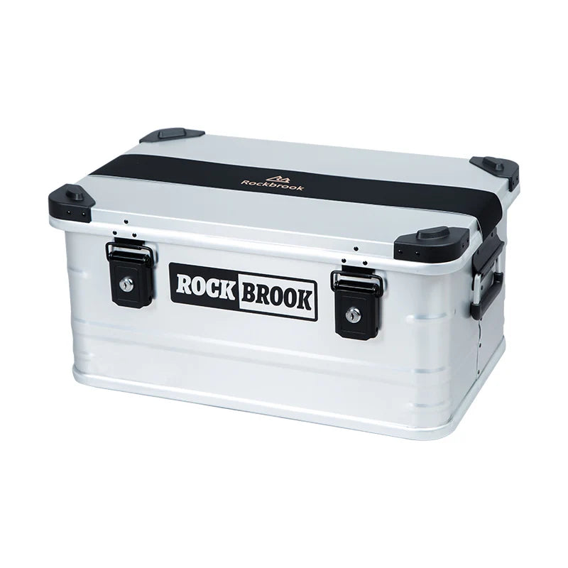 NOMAD OUTDOOR SUPPLY-N40 50L for Rockbrook Weatherproof Aluminium Tool Box Portable for Motorcycle Storage Outdoor Camping Kitchen Coffee Storage