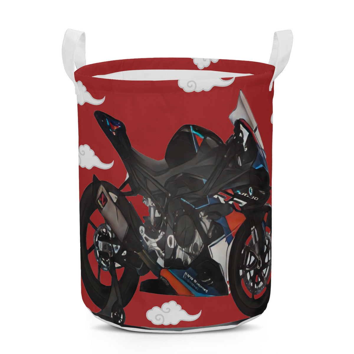 Sport Bike Super Sport Motorcycle S1000RR Round Laundry Basket