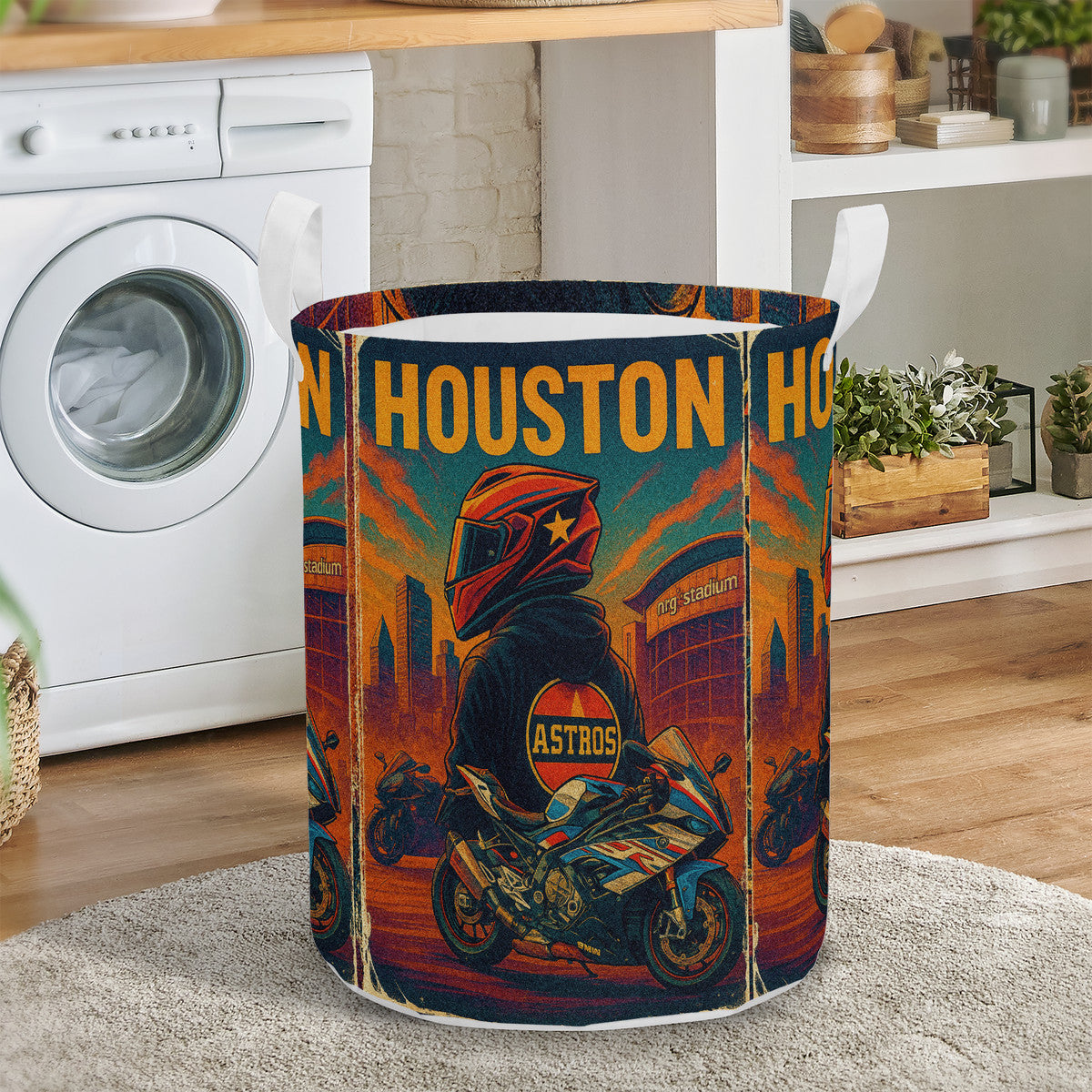 Houston Round Laundry Basket