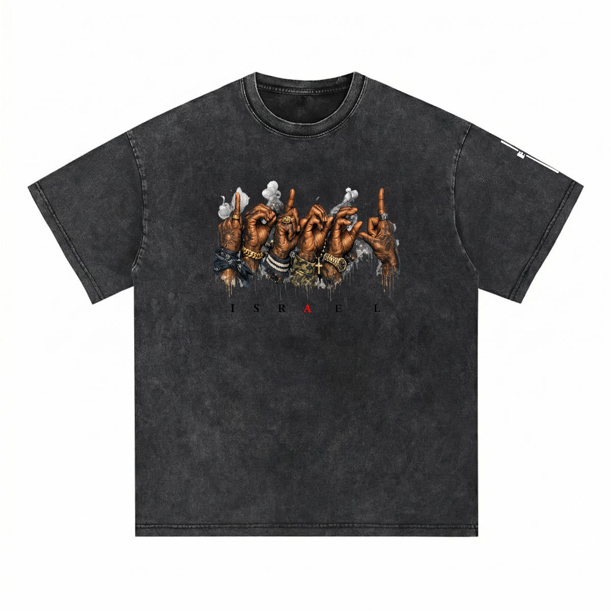 Signs Unisex Heavyweight Washed Drop Shoulder T-Shirt|250GSM DTG
