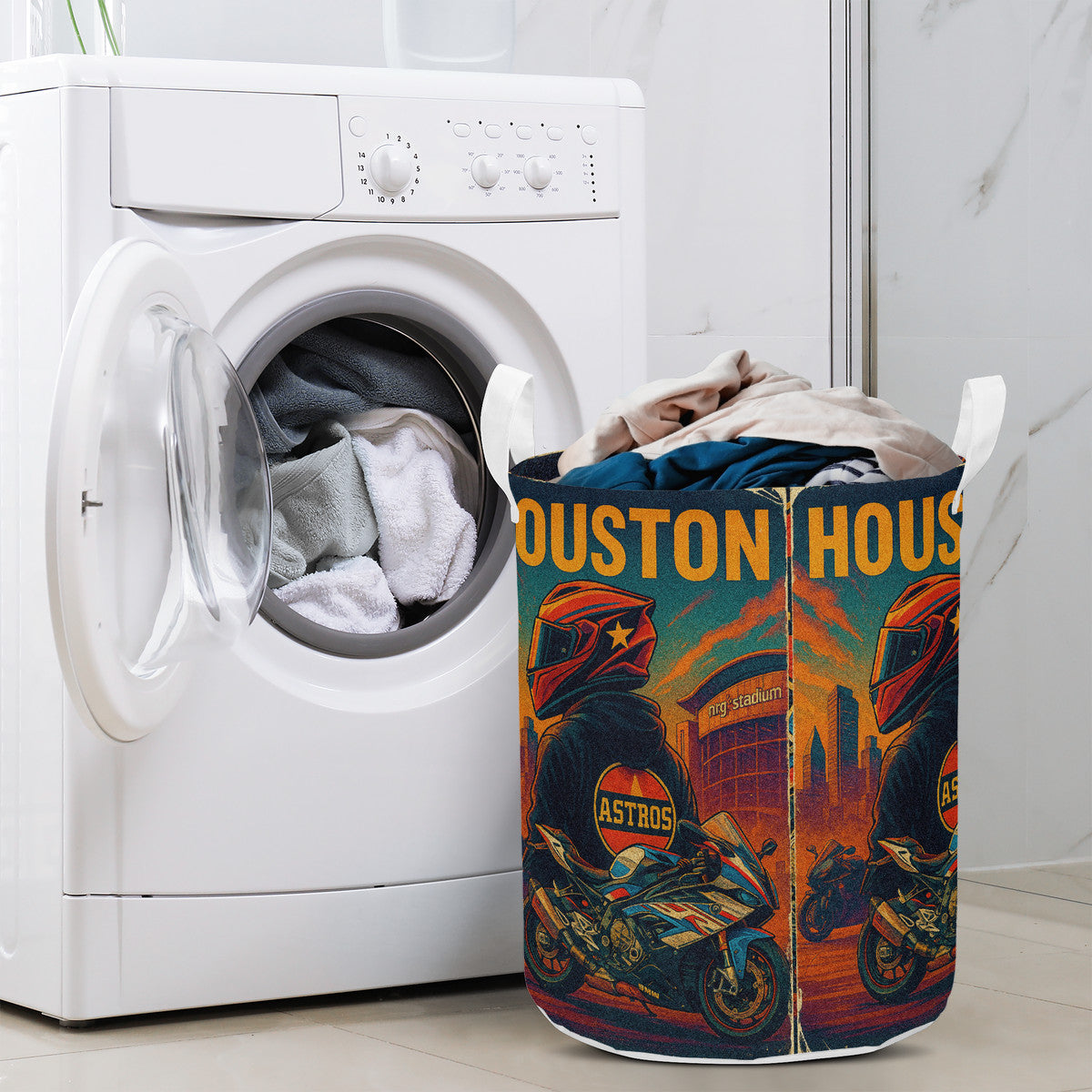 Houston Round Laundry Basket