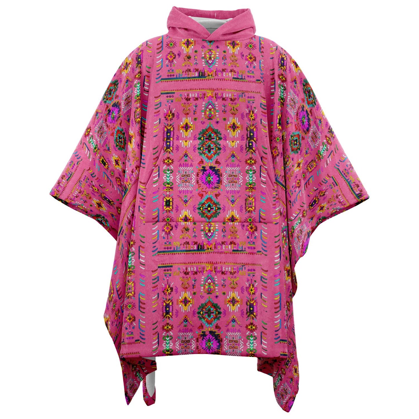 Northern Kingdom Sequence Rose' Flannel Blanket Poncho