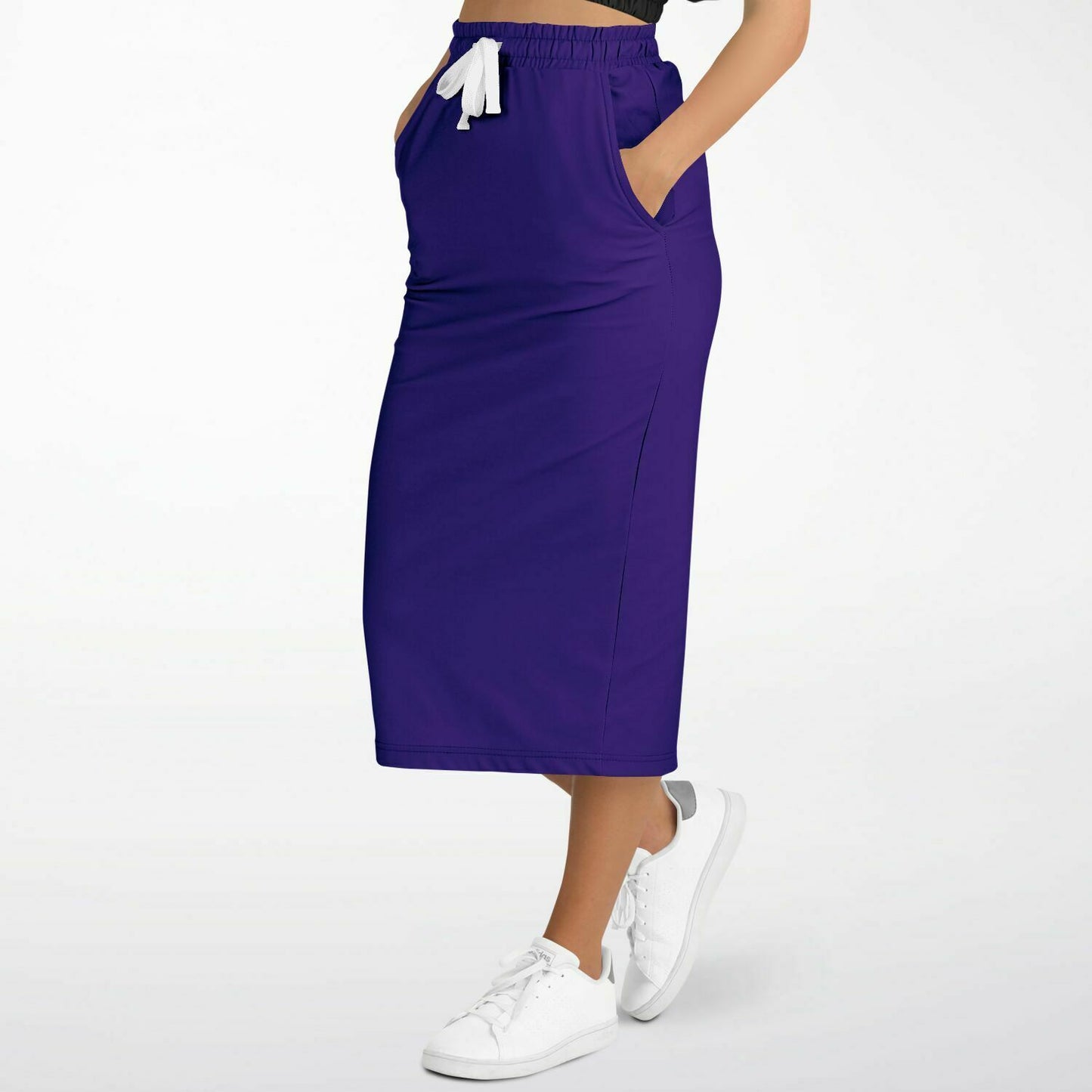 Royal Purple Fashion Long Pocket Skirt Royal Purple copy