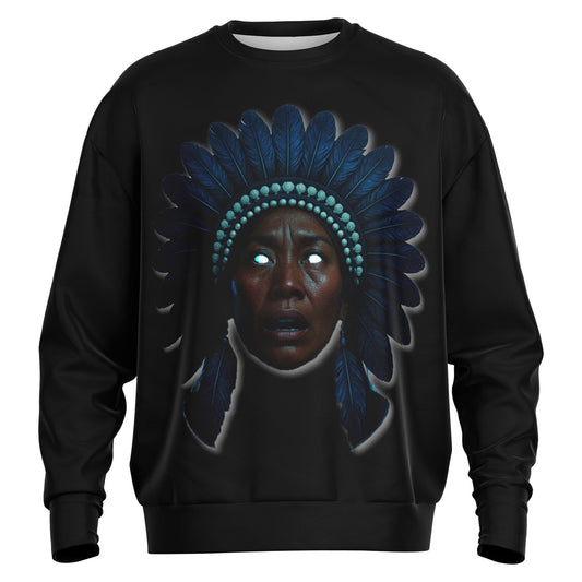 Blue Woe of the Ten Tribes Heavyweight Oversized Sweatshirt