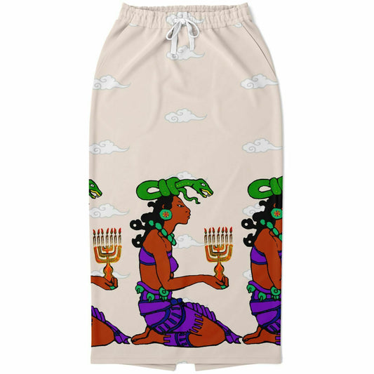 Northern Kingdom Princess Fashion Long Pocket Skirt Creme