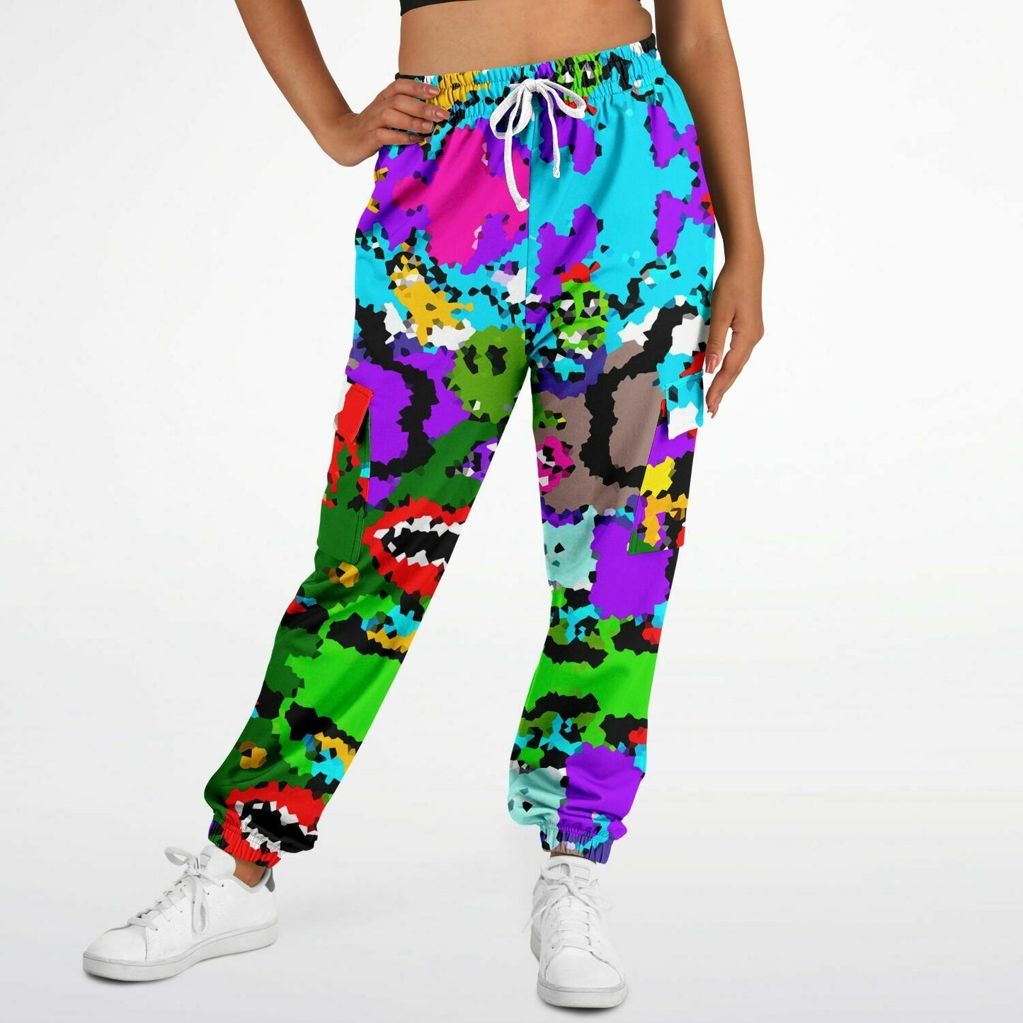 8Bit Melt Me Fashion Cargo Sweatpants