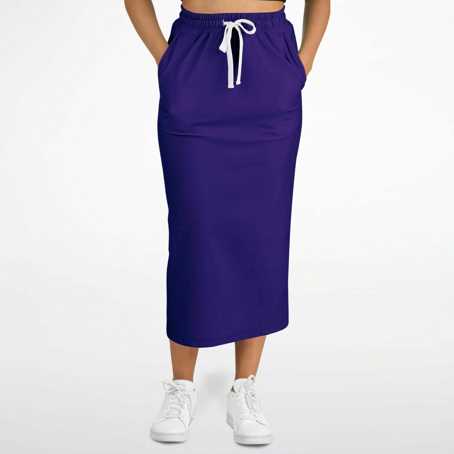 Royal Purple Fashion Long Pocket Skirt Royal Purple copy