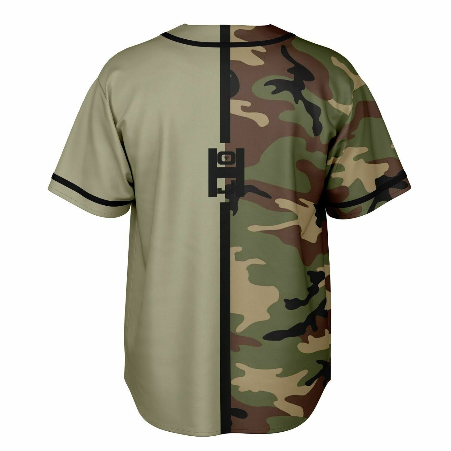 Camo Reversible Baseball Jersey - AOP