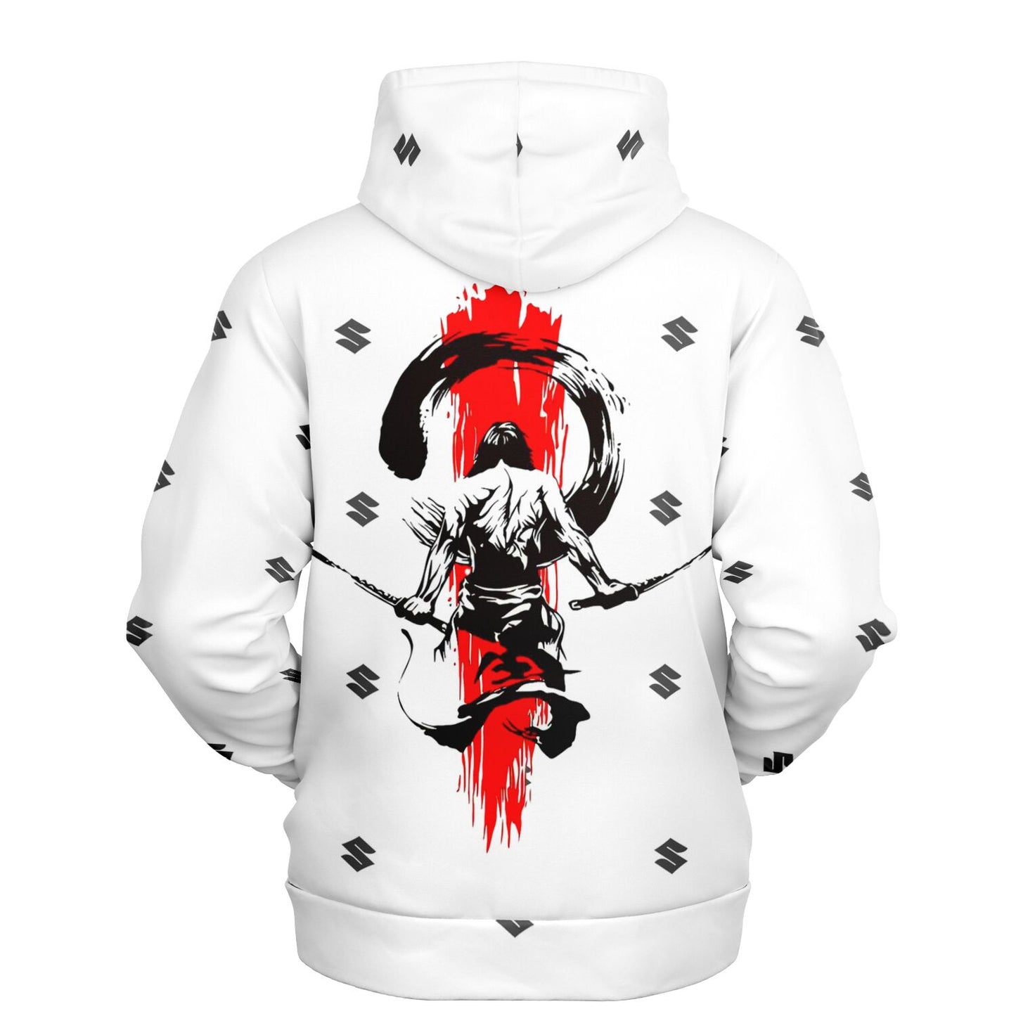 Bushido Meme Samurai Premium Hoodie White