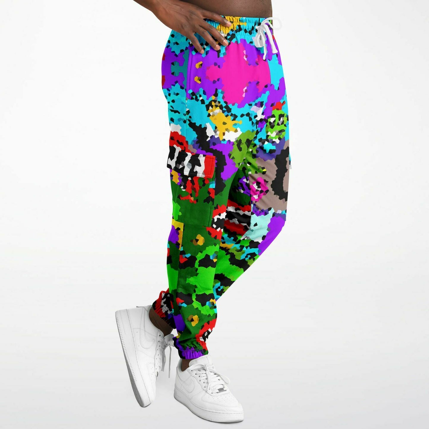 8Bit Melt Me Fashion Cargo Sweatpants