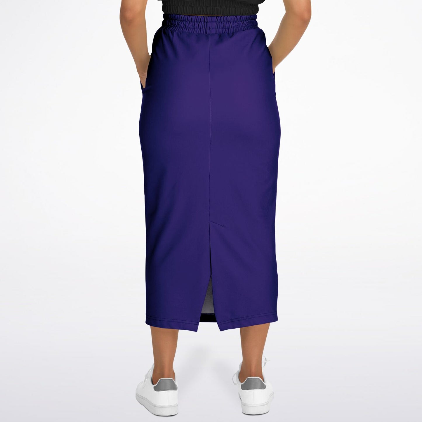 Royal Purple Fashion Long Pocket Skirt Royal Purple copy