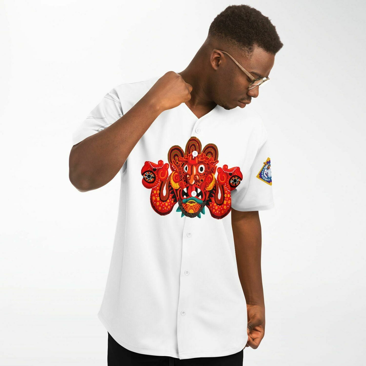 Hebrew Top 10 Baseball Jersey Classic White