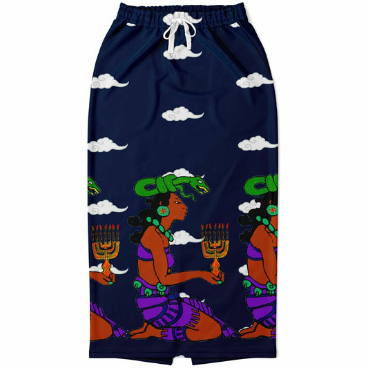 Northern Kingdom Princess Fashion Long Pocket Skirt Navy