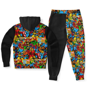 Retro Super Hero Comic Hoodie & Jogger