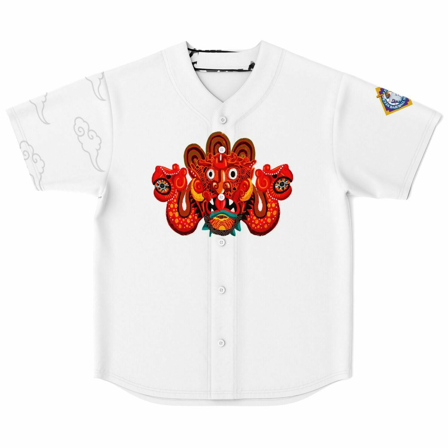 Hebrew Top 10 Baseball Jersey Classic White