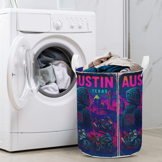 Austin Round Laundry Basket
