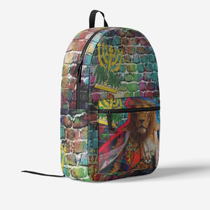 Tru Brew Camp Bag Retro Colorful Print Trendy Backpack