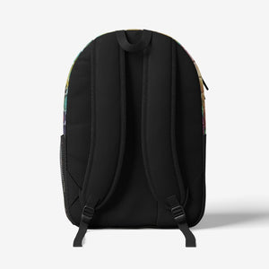 Tru Brew Camp Bag Retro Colorful Print Trendy Backpack