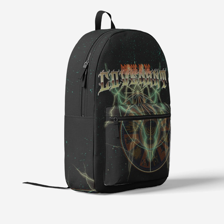 Masters Of The Covenant Galaxy Retro Colorful Print Trendy Backpack
