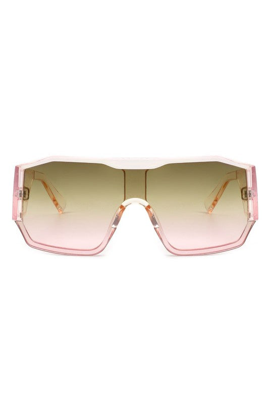Retro Square Oversize Fashion Aviator Sunglasses