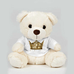 Custom Hebrew Israelite Teddy Bear Royal Crown Gift For Her Him Children Baby