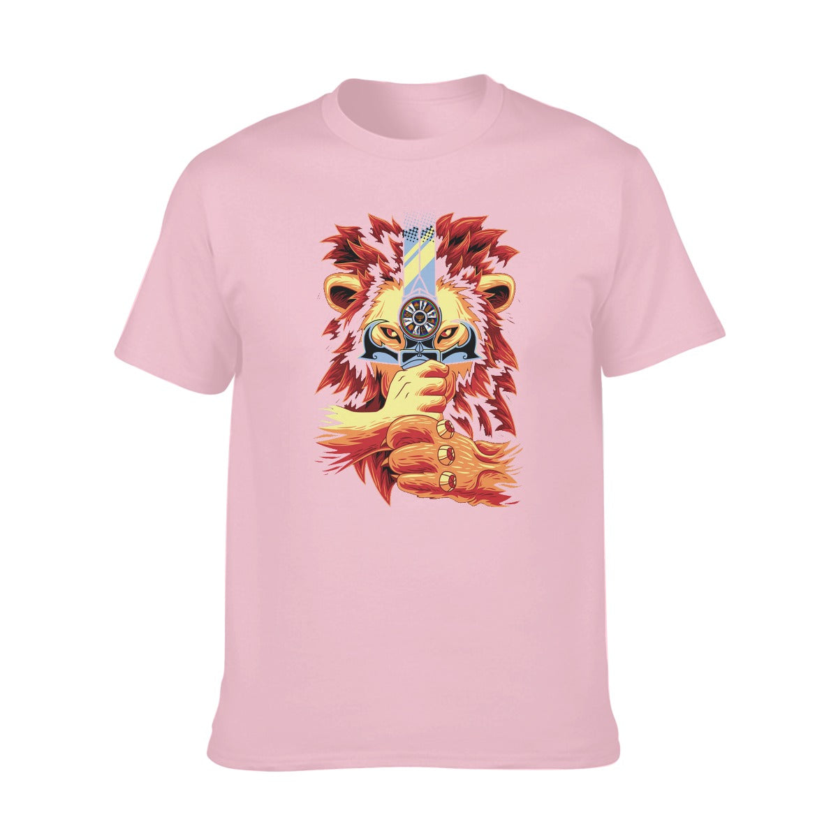 Lion O 12 Tribes Men's O-neck Short Sleeve T-Shirt | 180GSM Cotton (DTF)