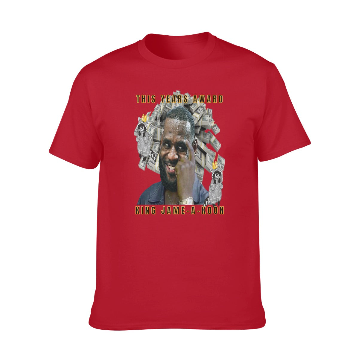 king koon Men's O-neck Short Sleeve T-Shirt | 180GSM Cotton (DTF)