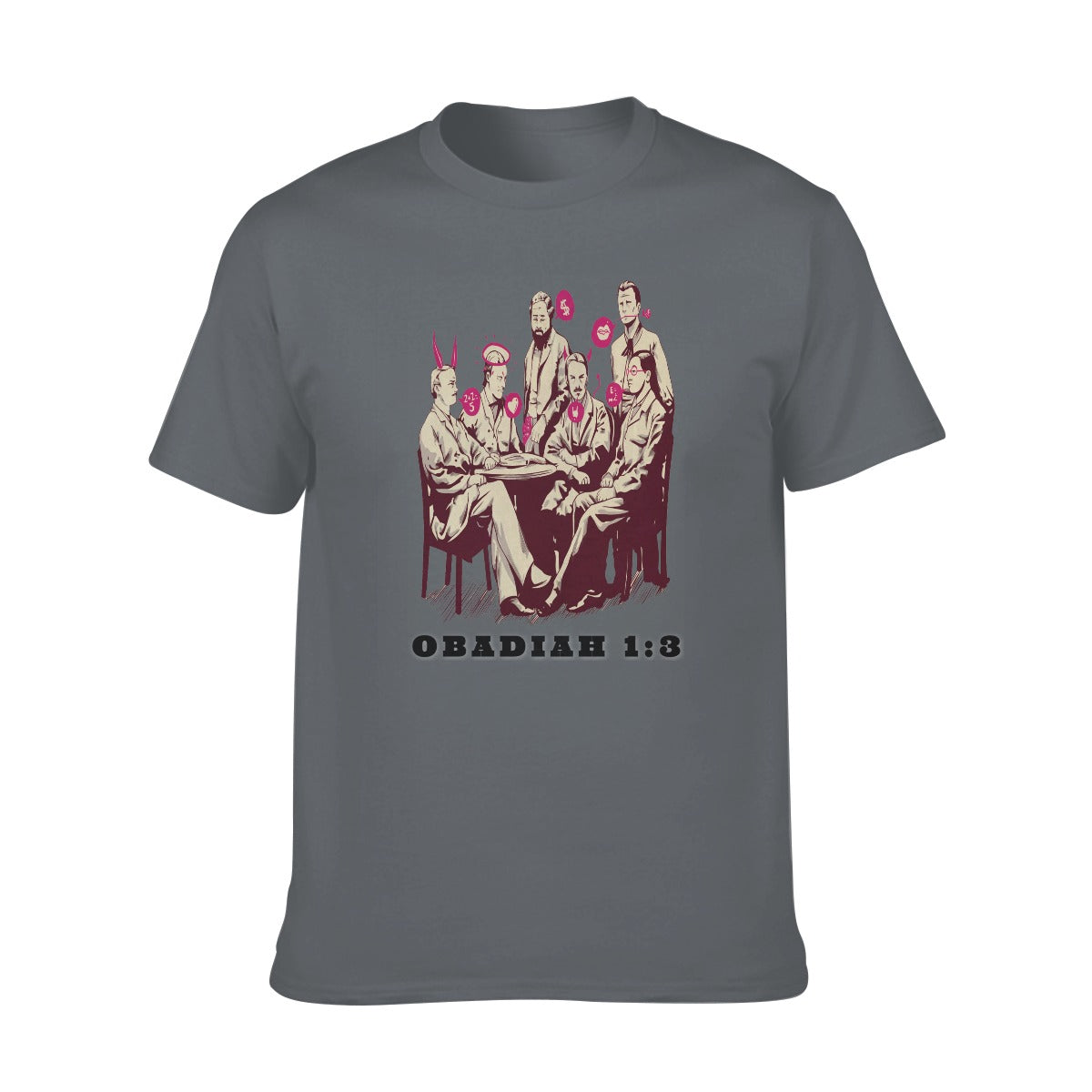 OBADIAH Men's O-neck Short Sleeve T-Shirt | 180GSM Cotton (DTF)